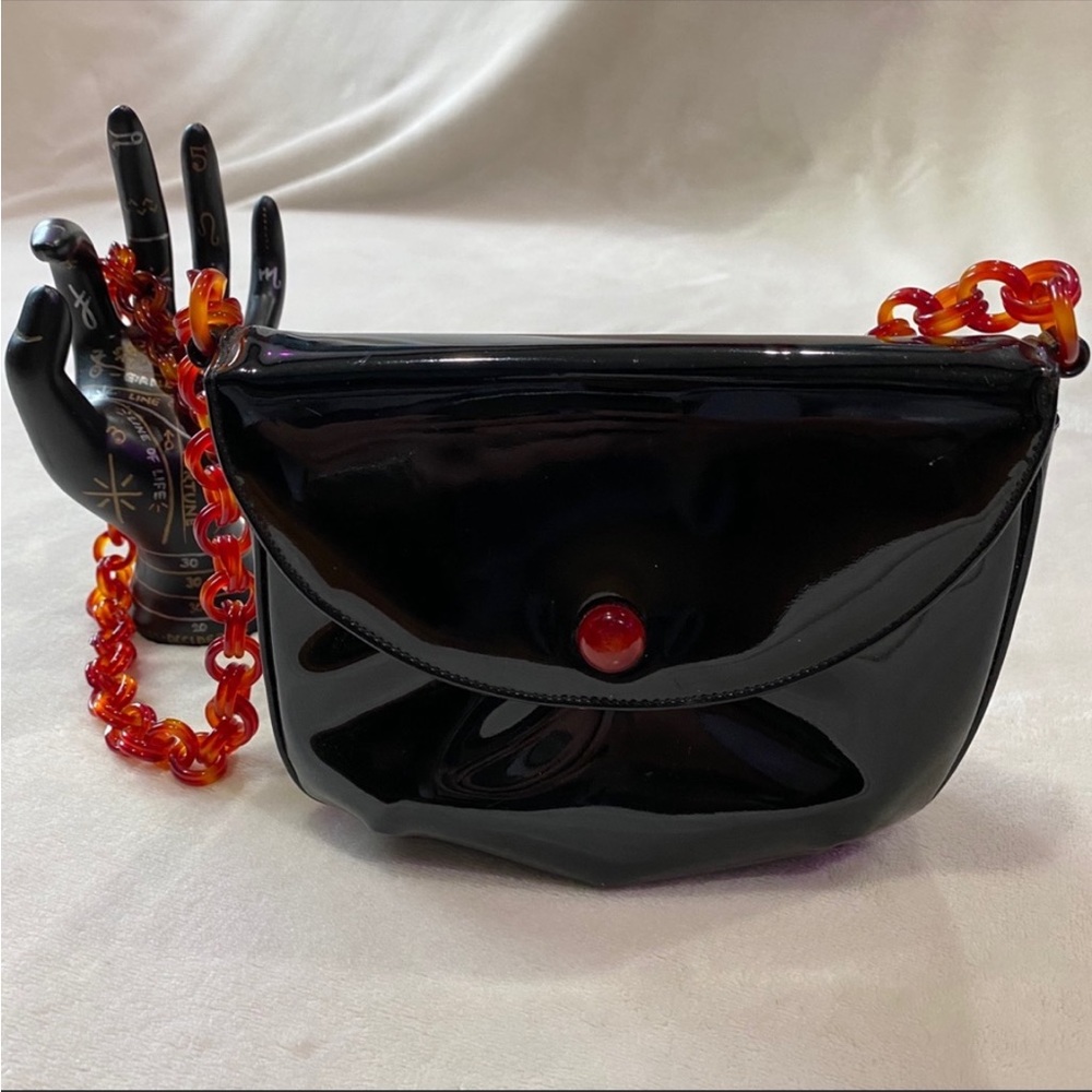 ❌SOLD🏷️Vintage 1950’s Coblentz Original, Lucite Chain Handbag. - Picture 1 of 11